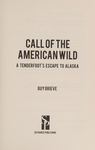 Cover for Call of the American Wild