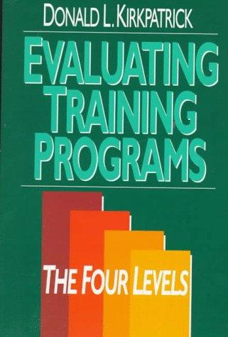 Cover for Evaluating Training Programs