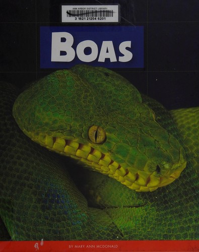 Cover for Boas