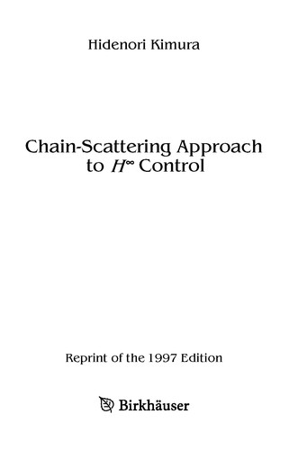 Cover for Chain-scattering approach to h[infinity] control
