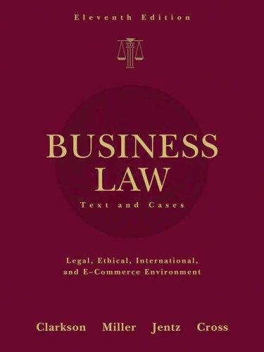 Cover for Business Law