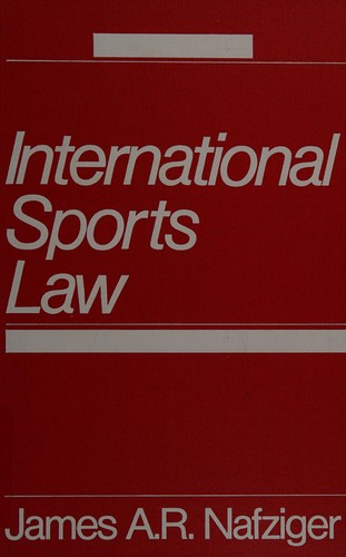 Cover for International sports law