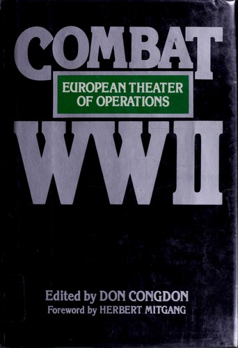 Cover for Combat WW II, European theater of operations
