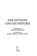 Cover for Der Zeitgeist und die Historie