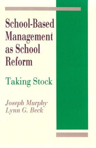 Cover for School-based management as school reform