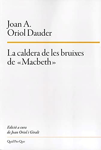 Cover for La caldera de les bruixes de «Macbeth»