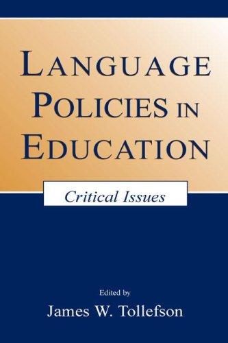 Cover for Language policies in education