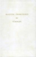 Cover for Sammlung aller Magister-Promotionen