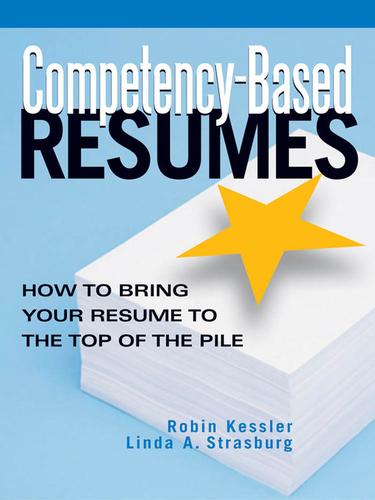 Cover for Competency-Based Resumes