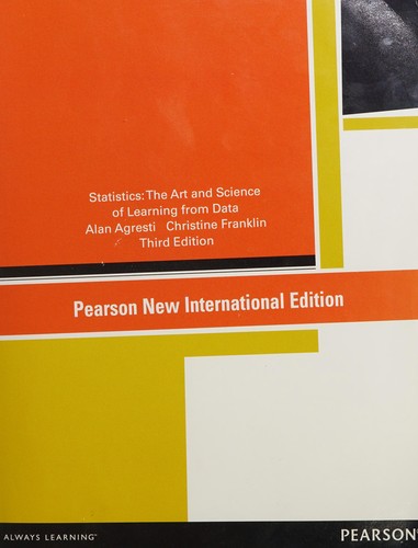 Cover for Statistics : Pearson New International Edition