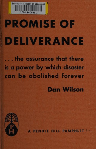 Cover for Promise of deliverance.