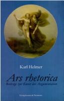 Cover for Ars rhetorica