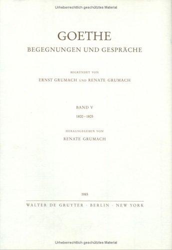 Cover for Goethe