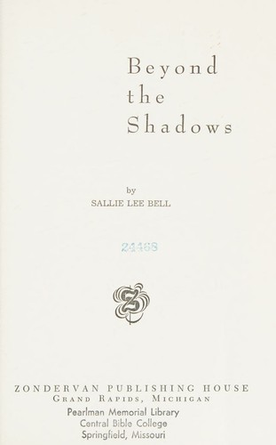 Cover for Beyond the shadows
