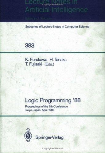 Cover for Logic Programming '88