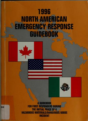 Cover for 1996 North American emergency response guidebook