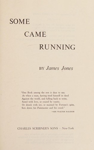 Cover for Some came running.