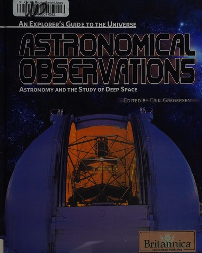 Cover for Astronomical observations
