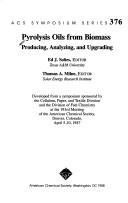 Cover for Pyrolysis Oils from Biomass