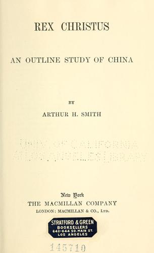 Cover for Rex Christus