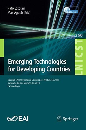 Cover for Emerging Technologies for Developing Countries