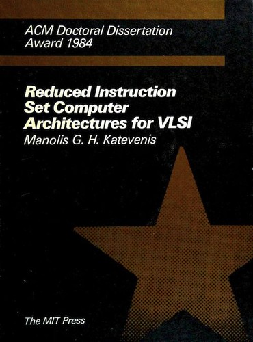 Cover for Reduced instruction set computer architectures for VLSI