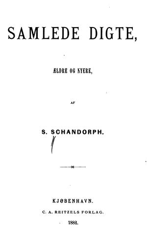 Cover for Samlede digte, ældre og nyere
