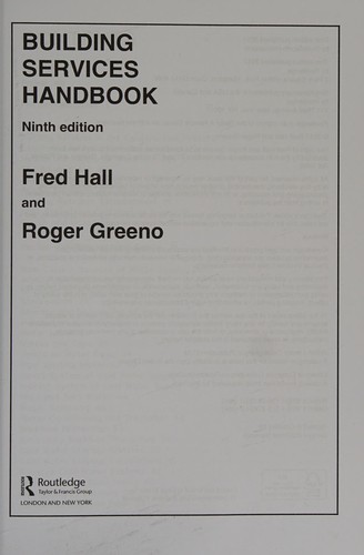 Cover for Building Services Handbook