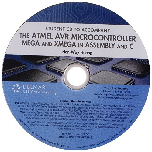 Cover for Student CD-ROM for Huang's the Atmel AVR Microcontroller