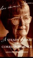 Cover for A steady storm of correspondence