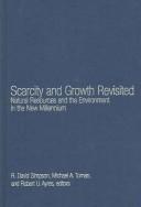 Cover for Scarcity and Growth Revisited 