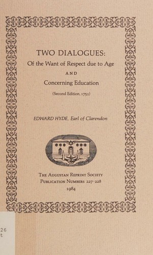 Cover for TWO DIALOGUES