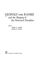 Cover for Leopold von Ranke and the shaping of the historical discipline