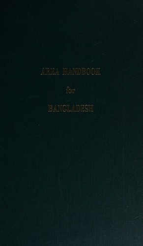 Cover for Area handbook for Bangladesh