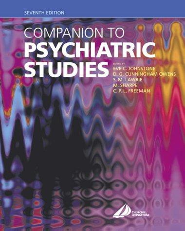 Cover for Companion to Psychiatric Studies (MRCPsy Study Guides)