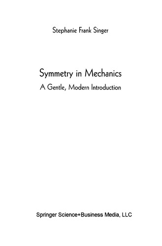Cover for Symmetry in Mechanics