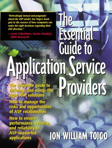 Cover for Essential Guide to Application Service Providers, The