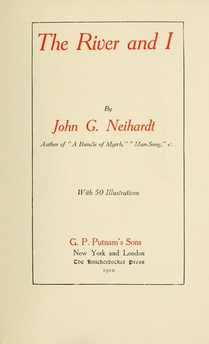 Cover for The river and I