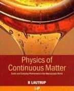Cover for Physics of continuous matter
