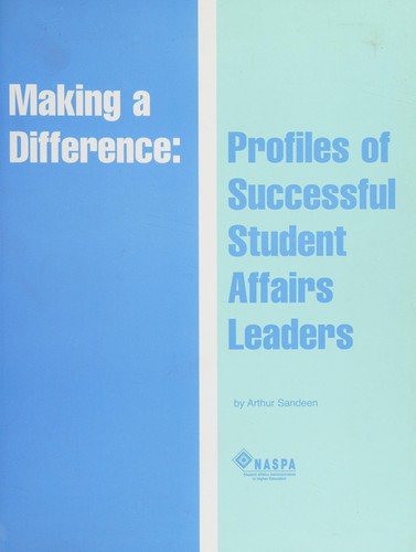 Cover for Making a difference
