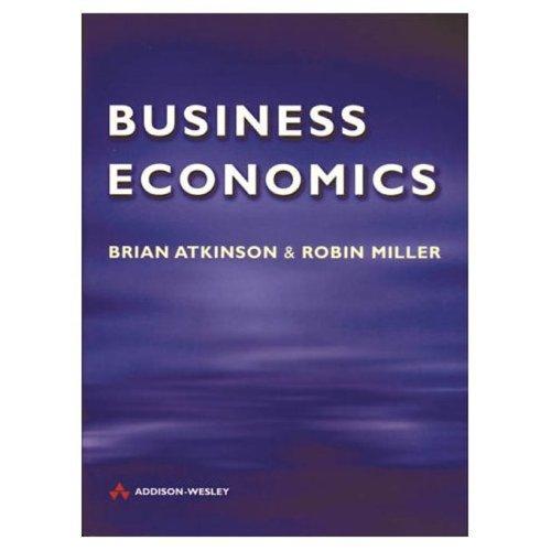 Cover for Business Economics