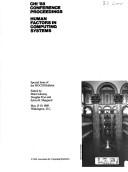 Cover for Chi'88 Conference Proceedings