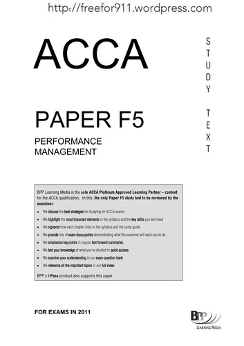 Cover for Acca