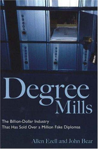Cover for Degree Mills