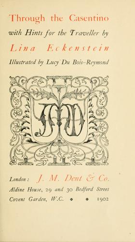 Cover for Through the Casentino