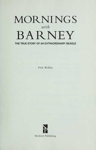Cover for Mornings with Barney