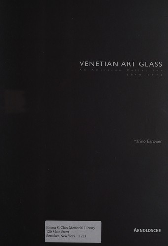 Cover for Venetian art glass