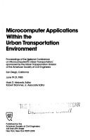 Cover for Microcomputer Applications Within the Urban Transportation Environment