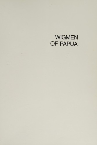 Cover for Wigmen of Papua. --