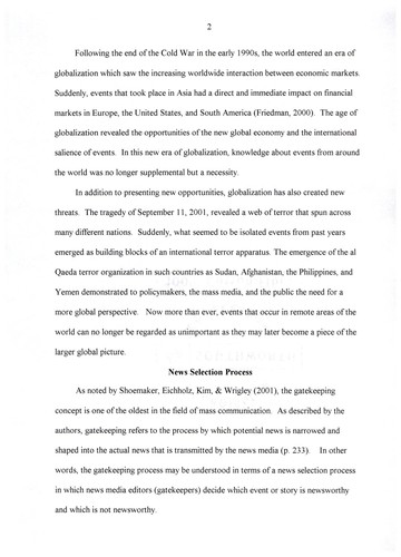 Cover for The determinants of international coverage in U.S. television news